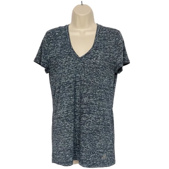Adidas Climalite Active T Shirt Med Gray Space Dye - Picture 1 of 6